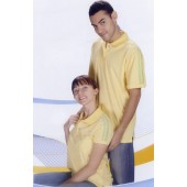 抗菌吸濕排汗短袖POLO衫-黃色(中性版)
