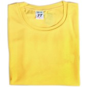 吸濕排汗素面T恤-黃色